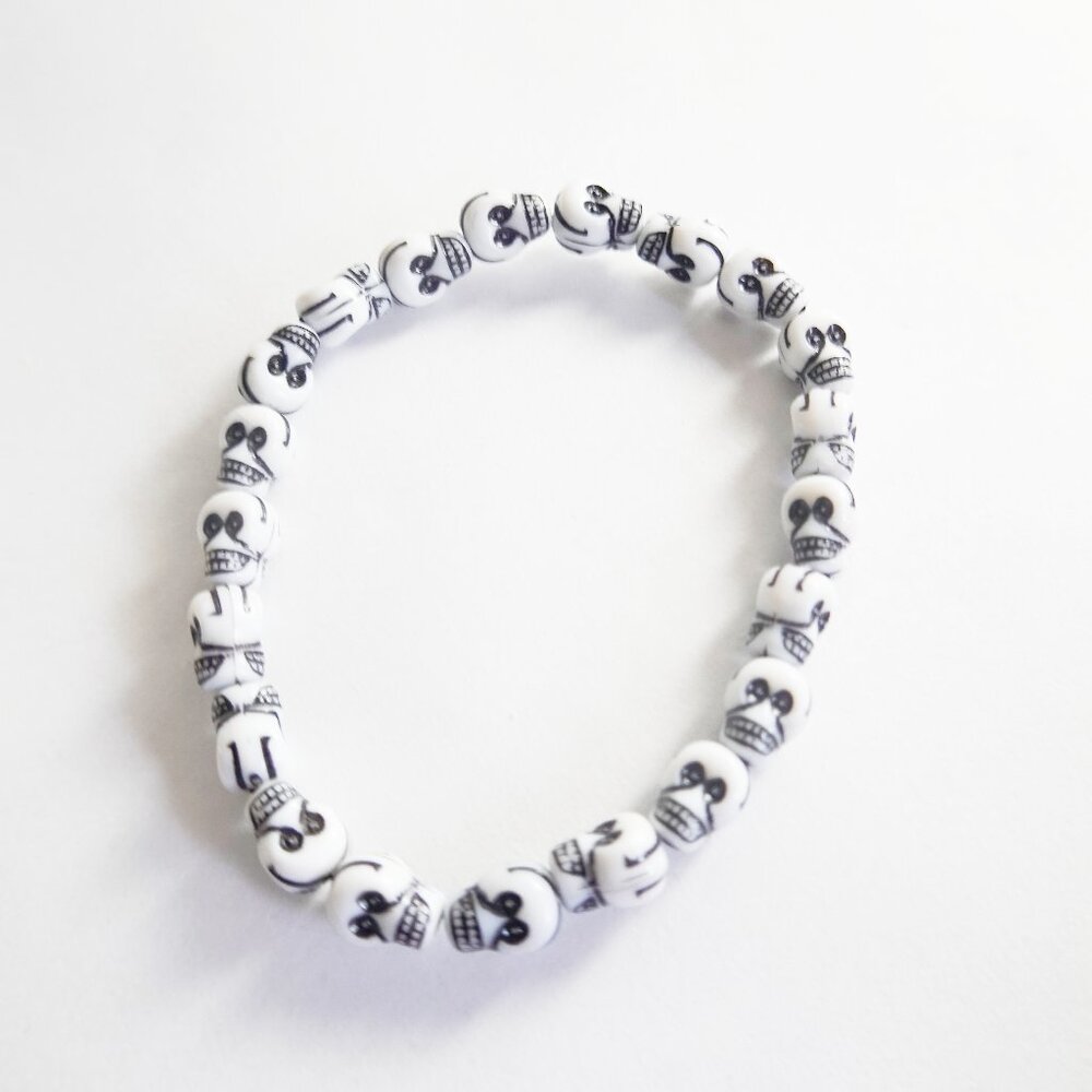 Skull Head Stretch Bracelet